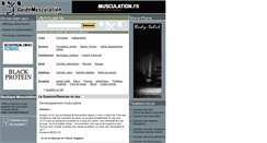 Desktop Screenshot of guidemusculation.com